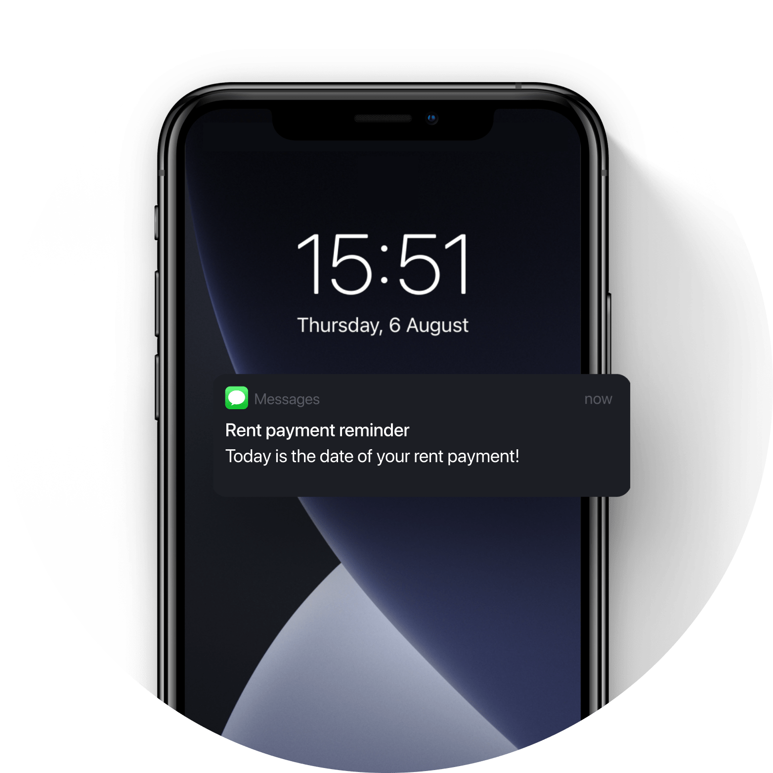 Payment reminder illustration